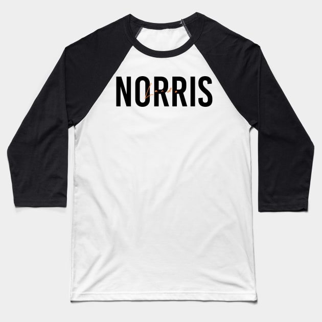 Lando Norris Design #2 Baseball T-Shirt by GreazyL